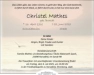 eine Anzeige